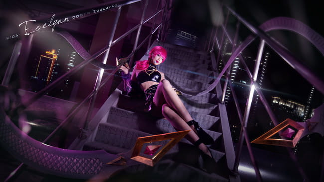 英雄联盟 九尾妖狐阿狸 KDA女团 伊芙琳卡莎 阿卡丽