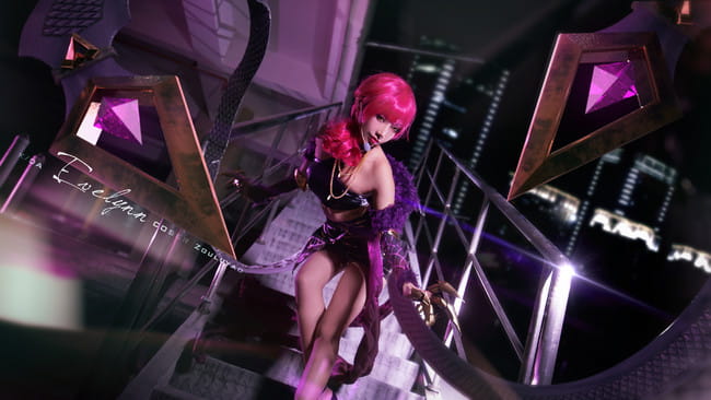 英雄联盟 九尾妖狐阿狸 KDA女团 伊芙琳卡莎 阿卡丽