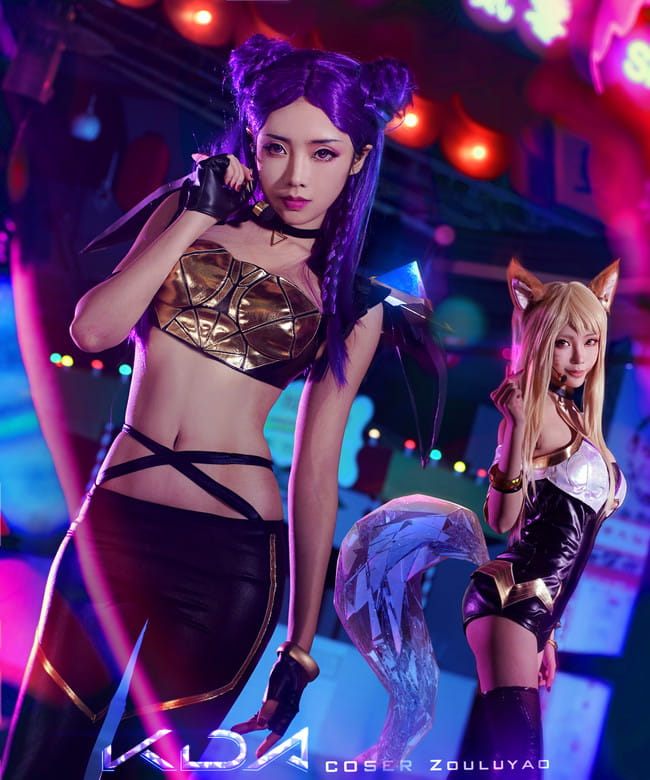 英雄联盟 九尾妖狐阿狸 KDA女团 伊芙琳卡莎 阿卡丽