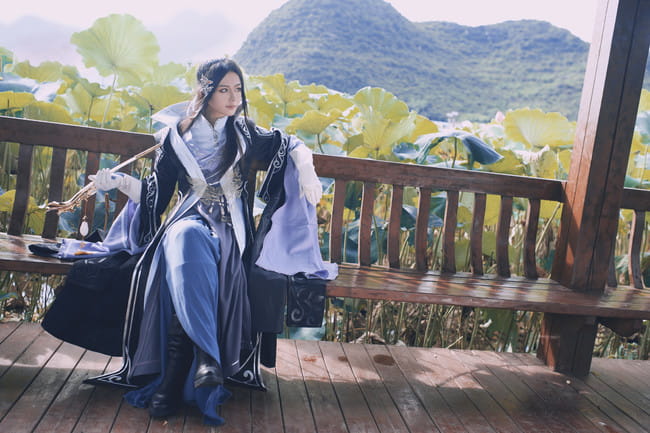 剑侠情缘网络版叁 万花 双花 cosplay