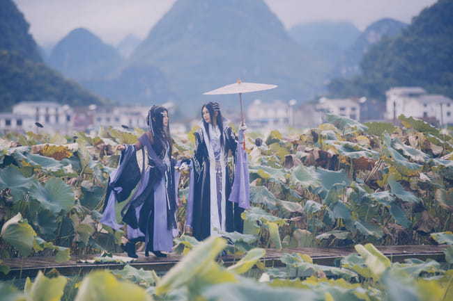 剑侠情缘网络版叁 万花 双花 cosplay