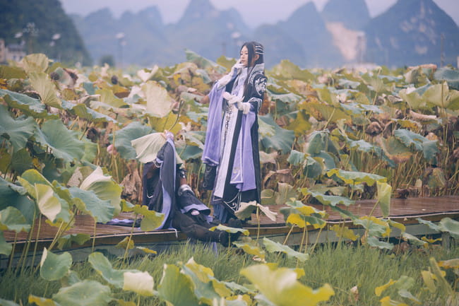 剑侠情缘网络版叁 万花 双花 cosplay