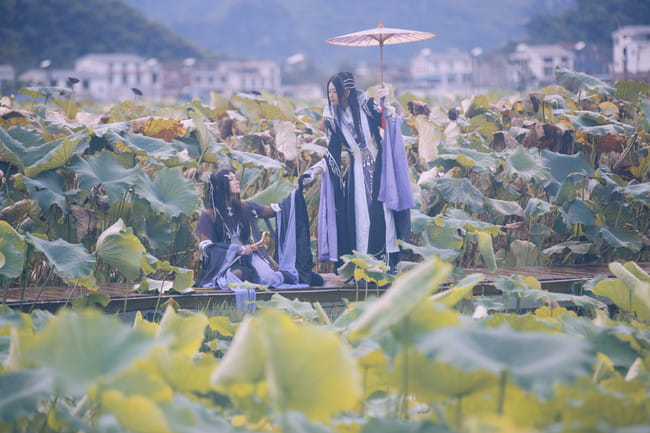 剑侠情缘网络版叁 万花 双花 cosplay