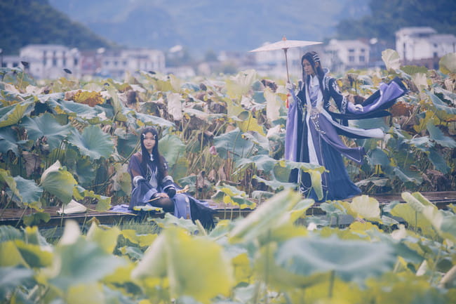 剑侠情缘网络版叁 万花 双花 cosplay