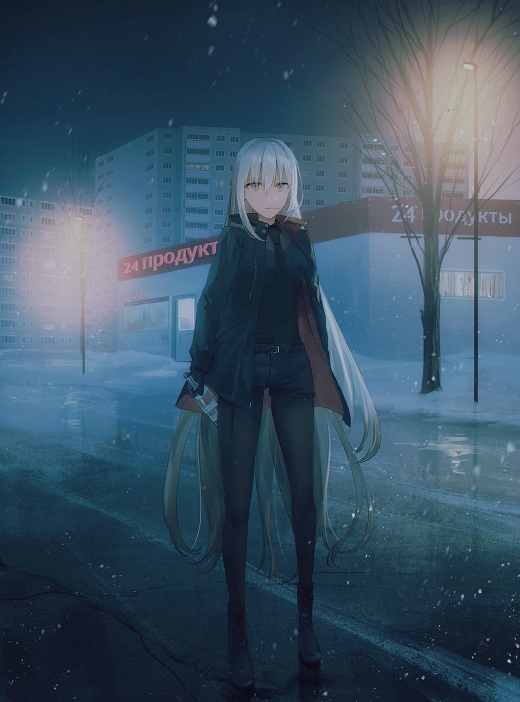 美腿效果超强！展现少女美丽的唯美手机壁纸(1)