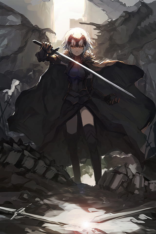 fgo手机壁纸第二期贞德(1)