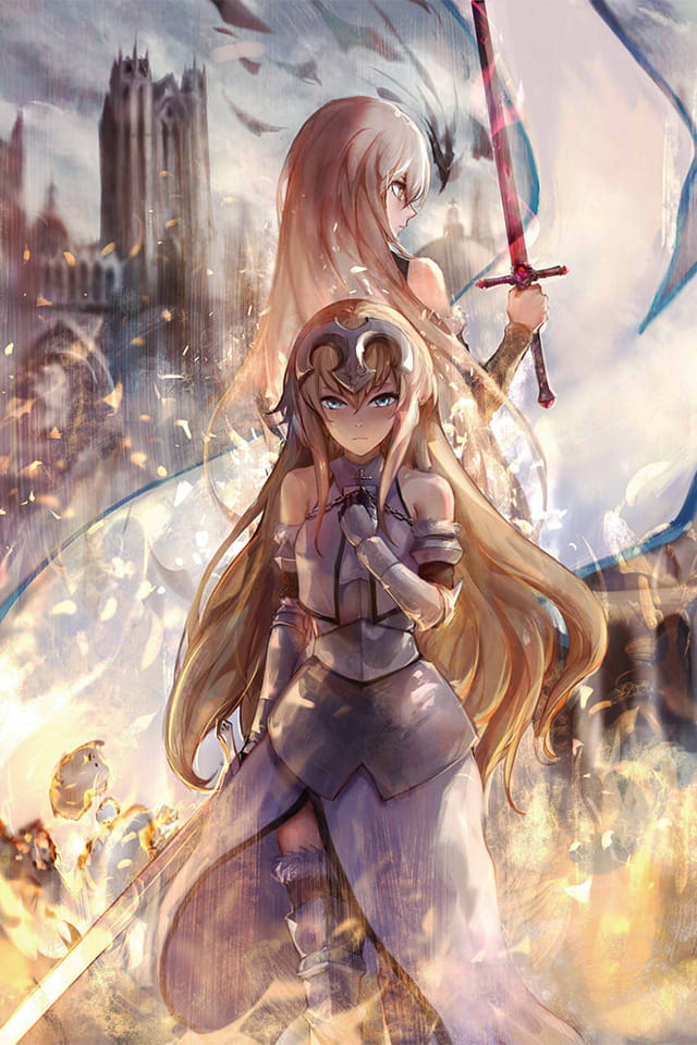 fgo手机壁纸第五期贞德(1)