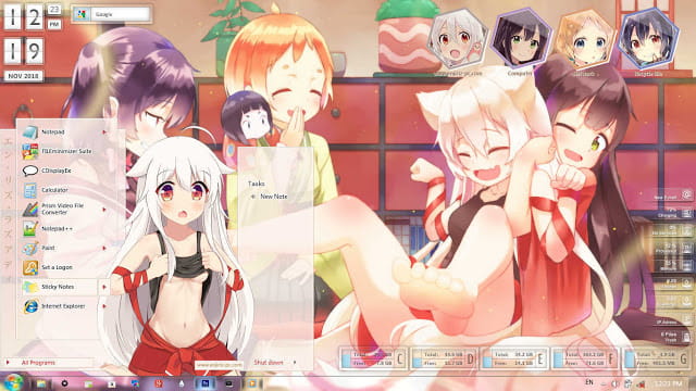 Windows7 萌化电脑主题 迷路帖