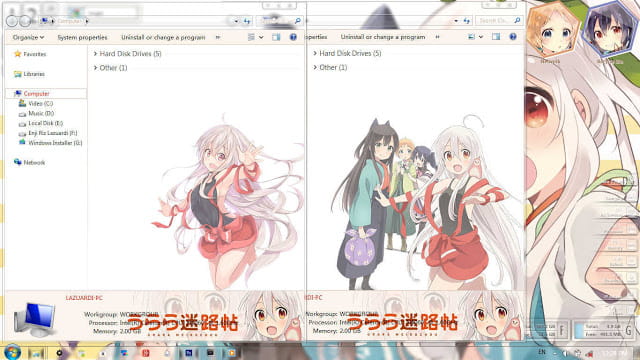 Windows7 萌化电脑主题 迷路帖