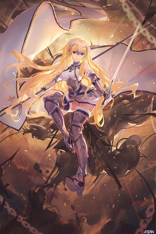 fgo手机壁纸第十期贞德(1)