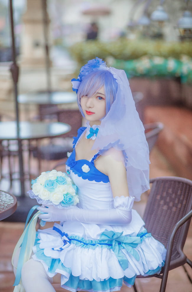 Re:从零开始的异世界生活 绝对领域 白丝 花嫁 蕾姆 cosplay