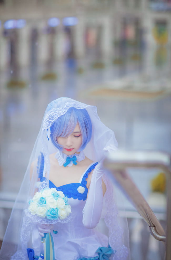 Re:从零开始的异世界生活 绝对领域 白丝 花嫁 蕾姆 cosplay