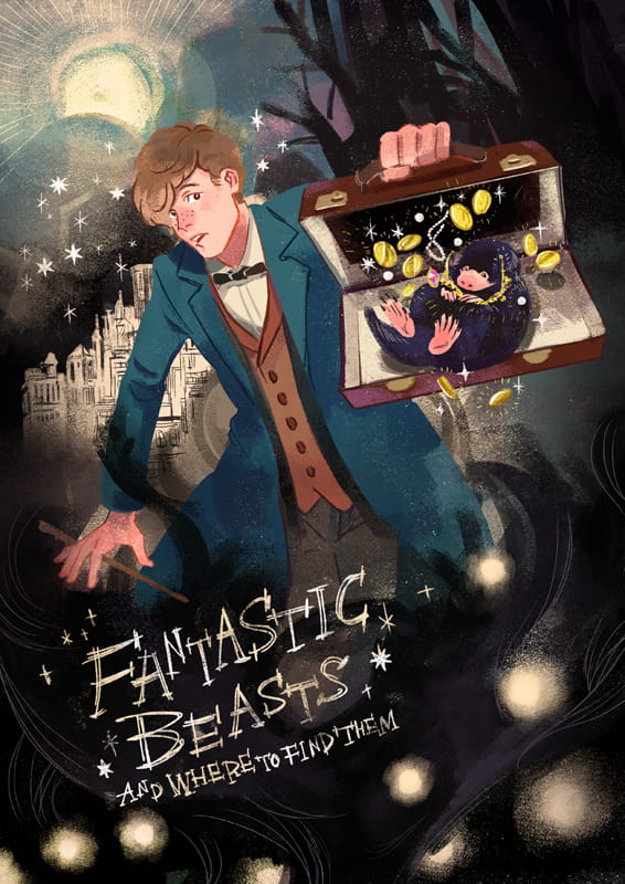 《神奇动物在哪里》同人原图高清壁纸(1)