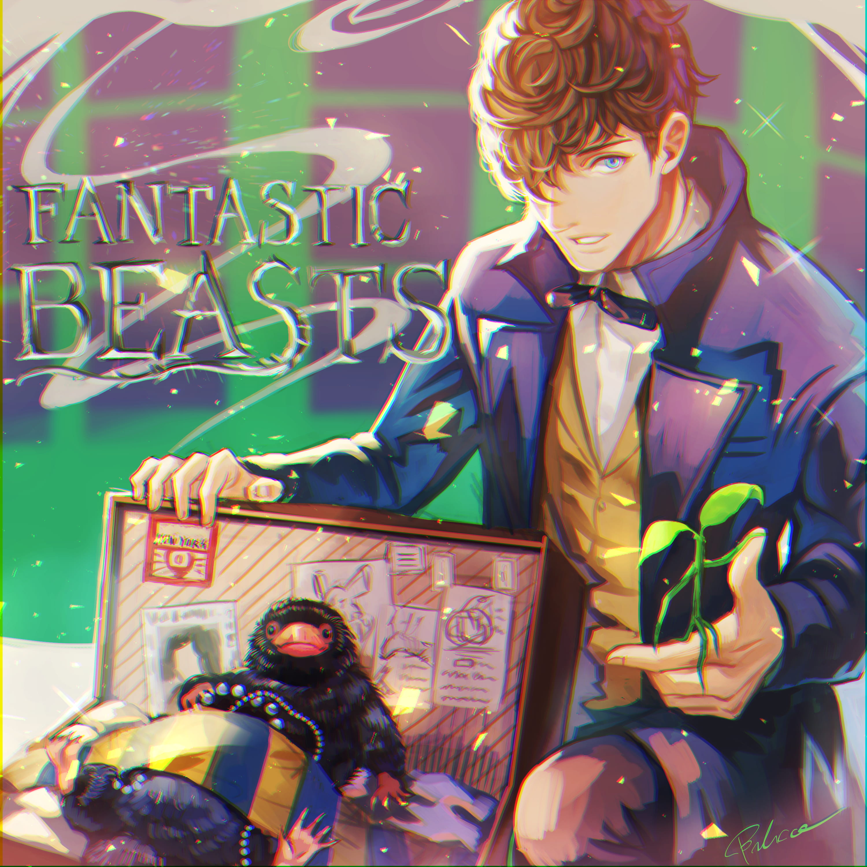 《神奇动物在哪里》同人原图高清壁纸(1)