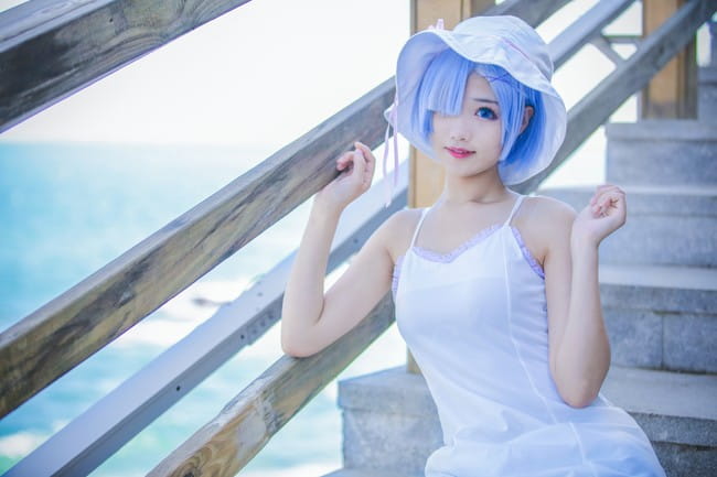 【cos正片】蕾姆水着福利cos