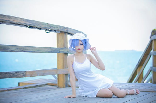 【cos正片】蕾姆水着福利cos