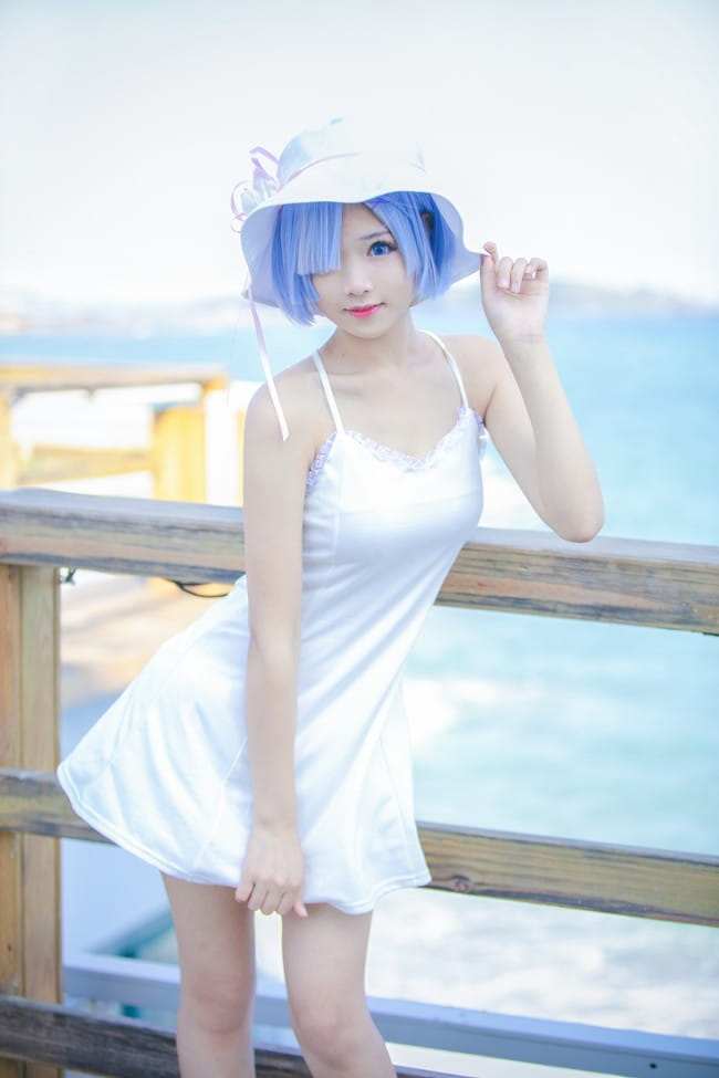 【cos正片】蕾姆水着福利cos