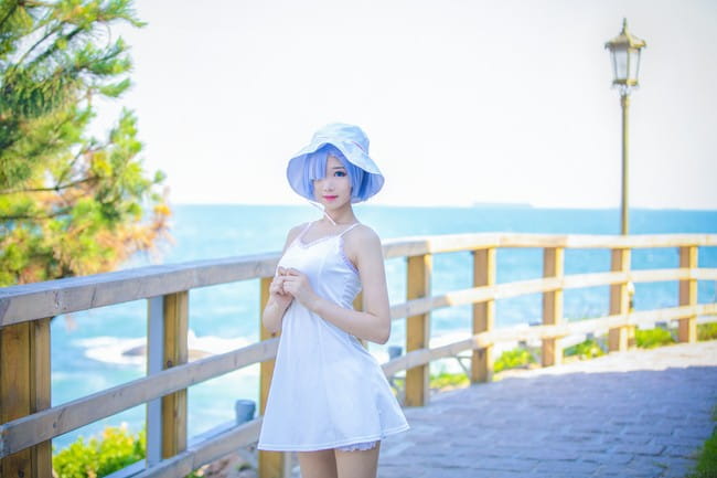 【cos正片】蕾姆水着福利cos