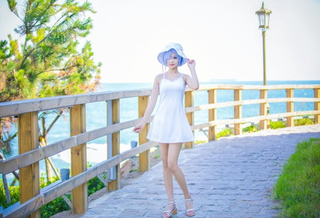 【cos正片】蕾姆水着福利cos