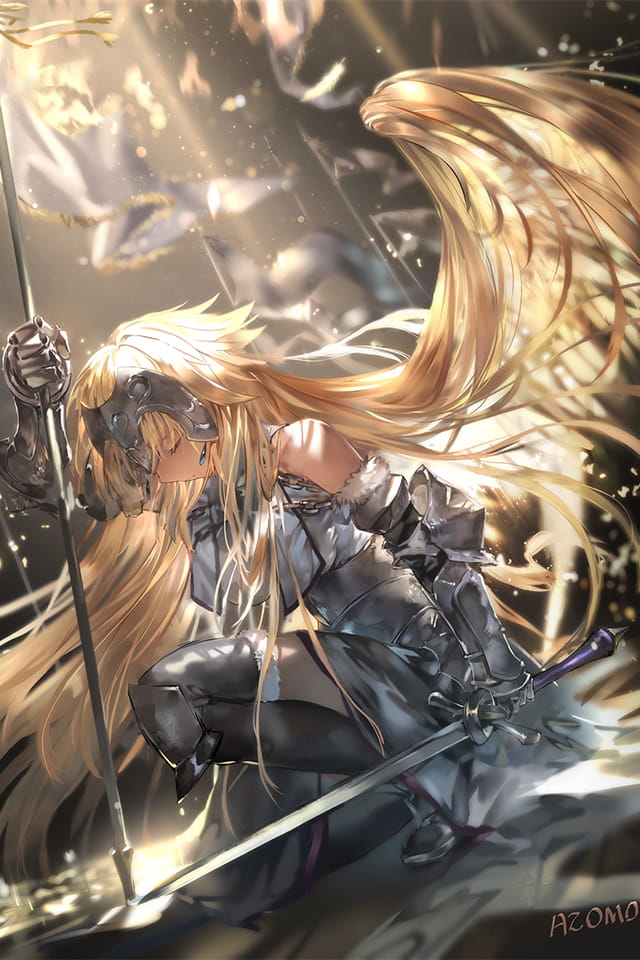 fgo手机壁纸第十六期贞德(1)