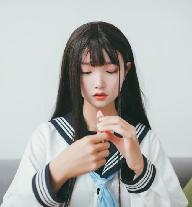 【cos正片】明日酱的水手服