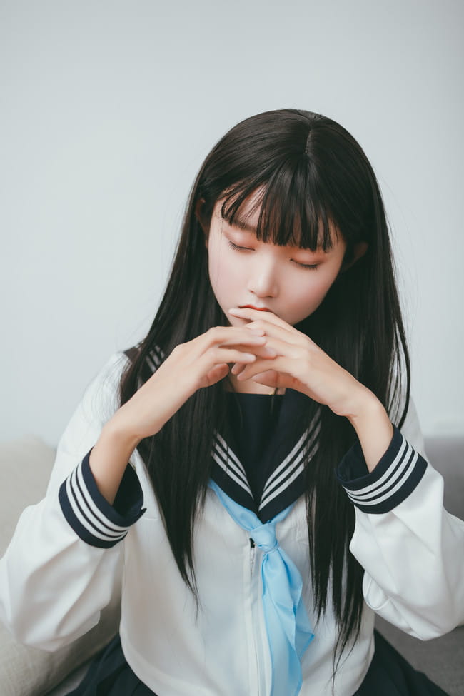 【cos正片】明日酱的水手服