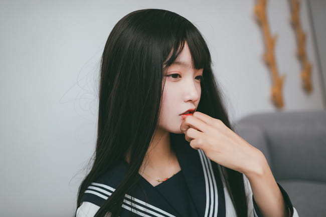 【cos正片】明日酱的水手服