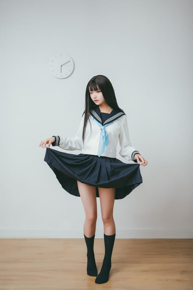 【cos正片】明日酱的水手服