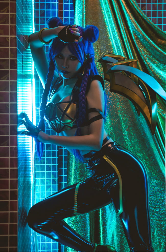 【cos正片】英雄联盟KDA女团 卡莎 coser田璐璐