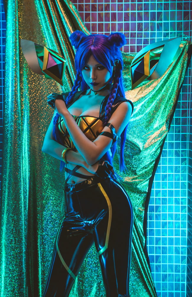 【cos正片】英雄联盟KDA女团 卡莎 coser田璐璐