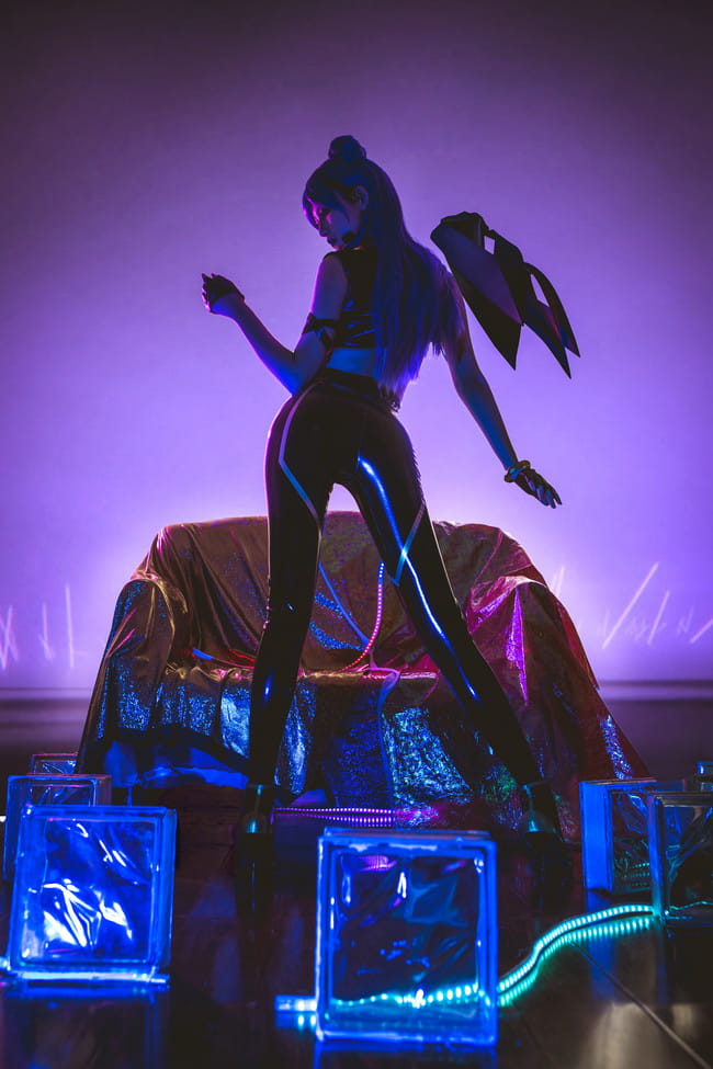 【cos正片】英雄联盟KDA女团 卡莎 coser田璐璐