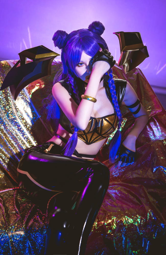 【cos正片】英雄联盟KDA女团 卡莎 coser田璐璐