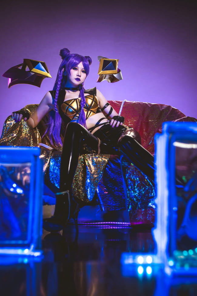 【cos正片】英雄联盟KDA女团 卡莎 coser田璐璐