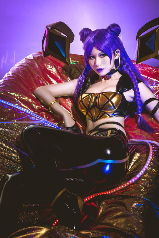 【cos正片】英雄联盟KDA女团 卡莎 coser田璐璐