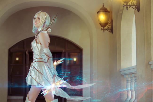 【COS正片】英雄联盟 拉克丝 大元素使 coser逸仔_