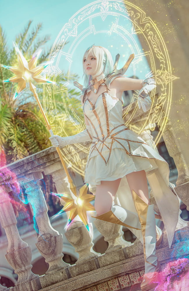 【COS正片】英雄联盟 拉克丝 大元素使 coser逸仔_