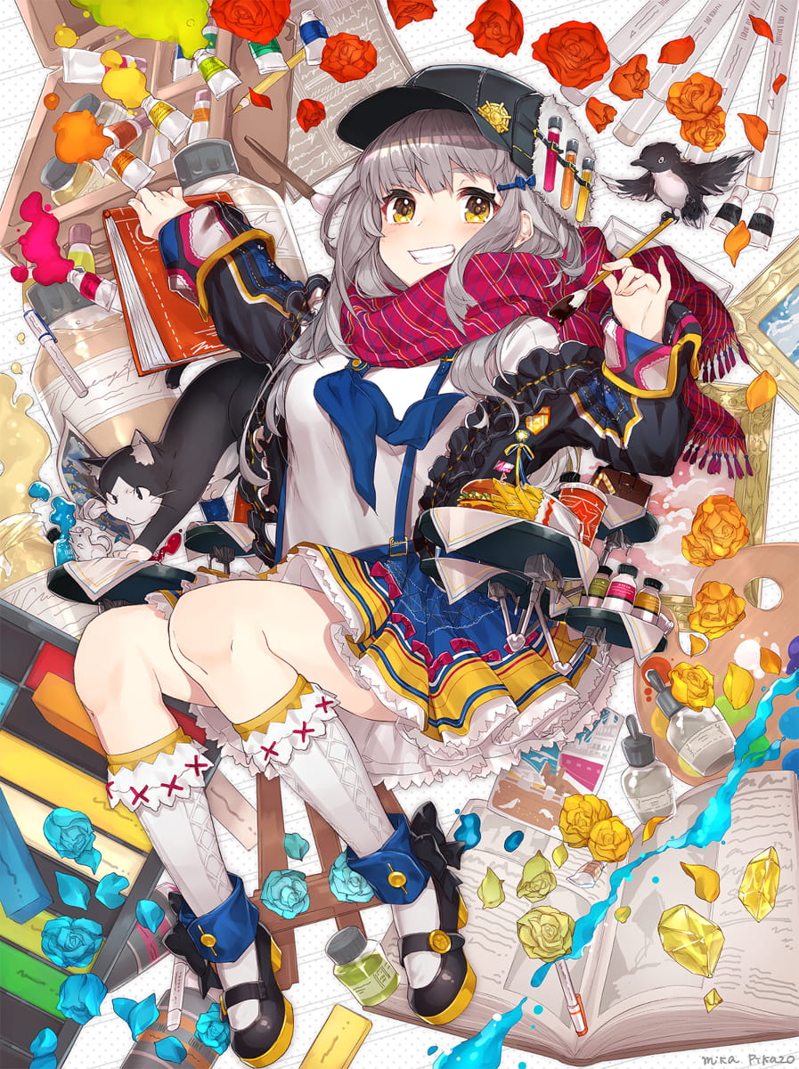 【动漫图片】裹围巾的少女  动漫美图冬日特辑(1)