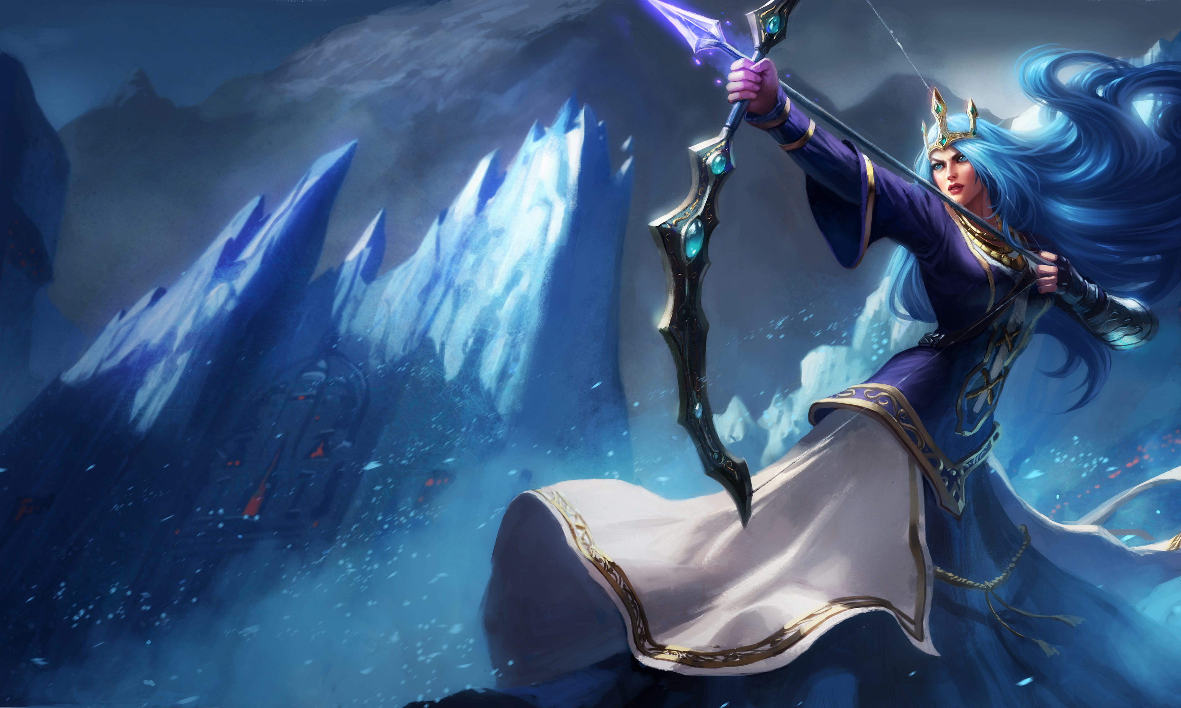 英雄联盟寒冰射手艾希全皮肤高清无水印原画下载(1)