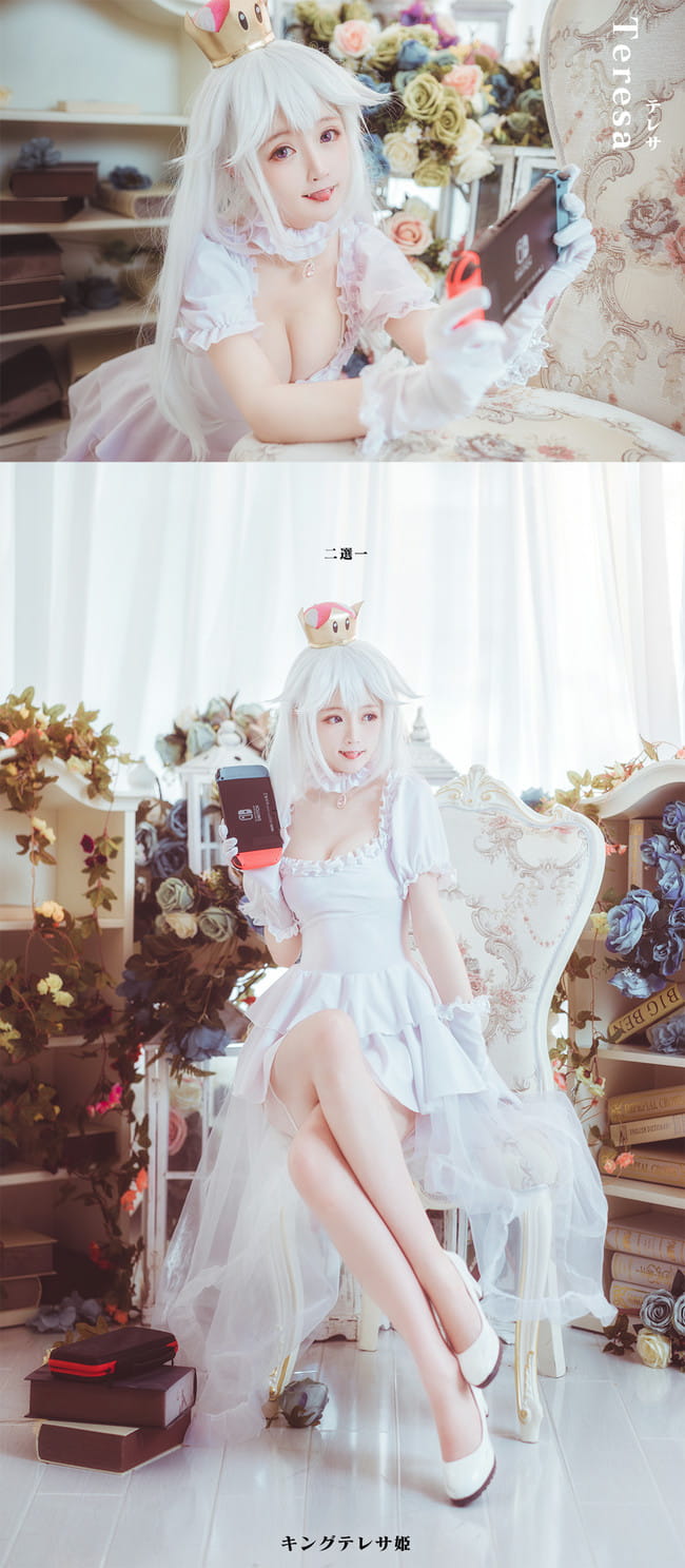 【COS正片】超美的幽灵姬cos  二次元cos