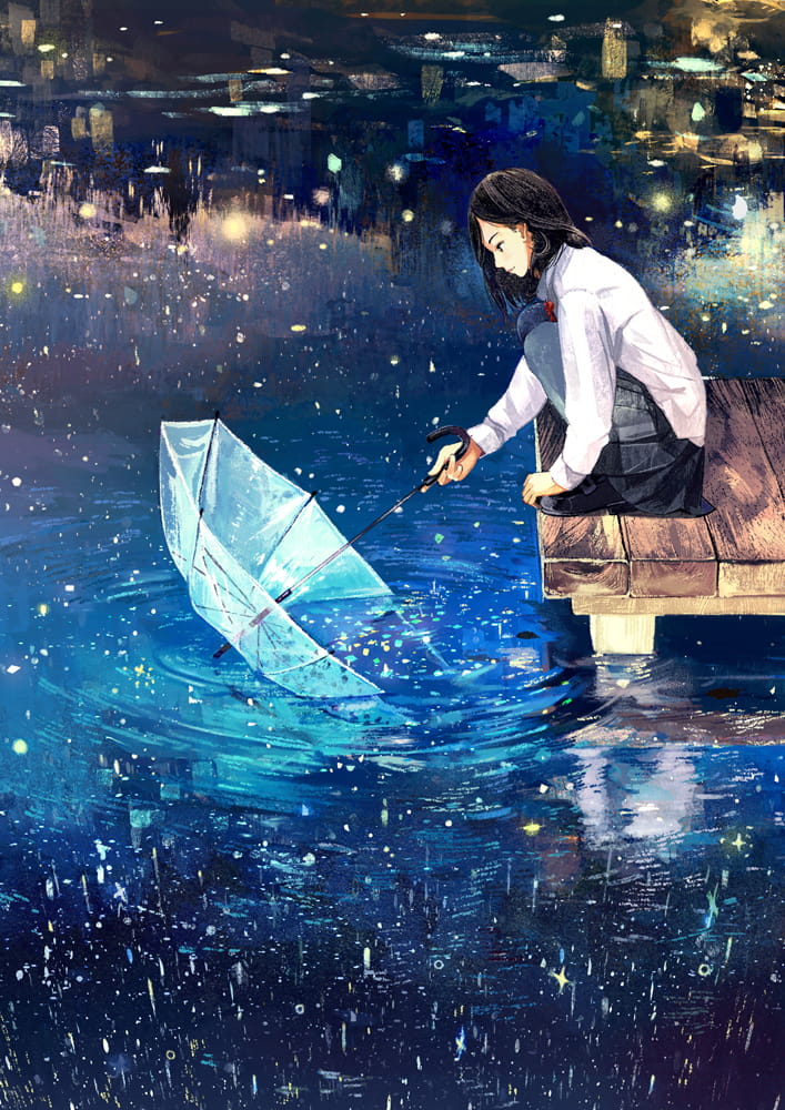 我撑伞并不是因为下雨   动漫壁纸  手机壁纸(1)