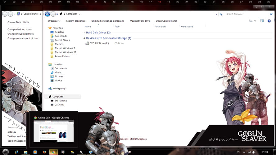 win7电脑主题   哥布林杀手