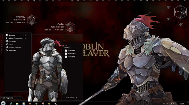 win7电脑主题   哥布林杀手