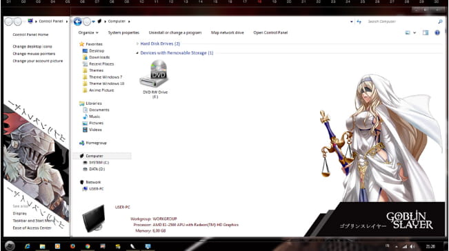 win7电脑主题   哥布林杀手