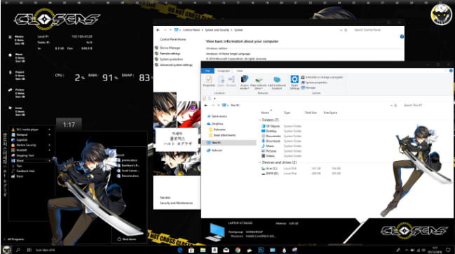 win10电脑主题  封印者 李世赫电脑主题
