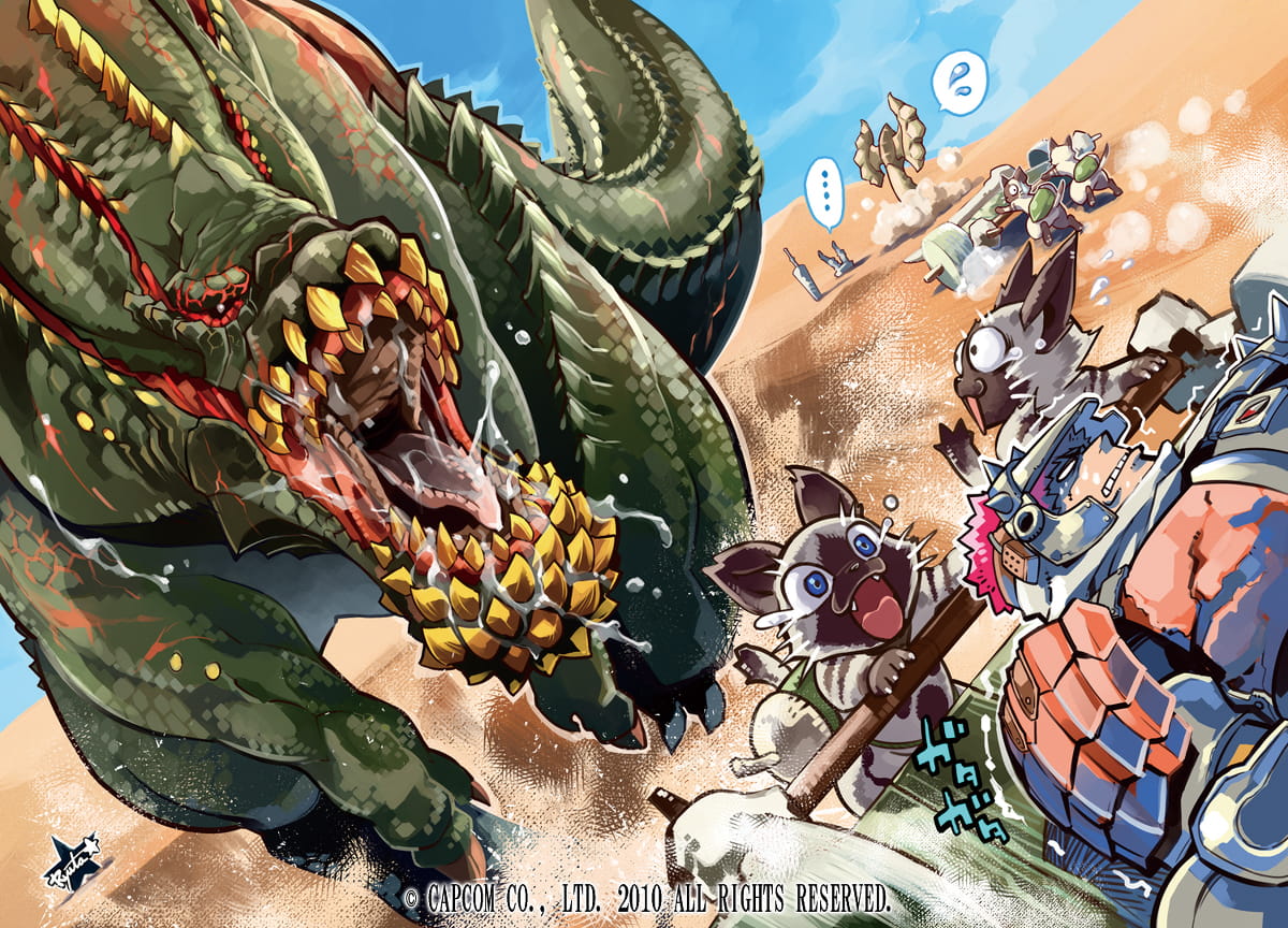 狩猎时间到了  怪物猎人电脑壁纸(1)