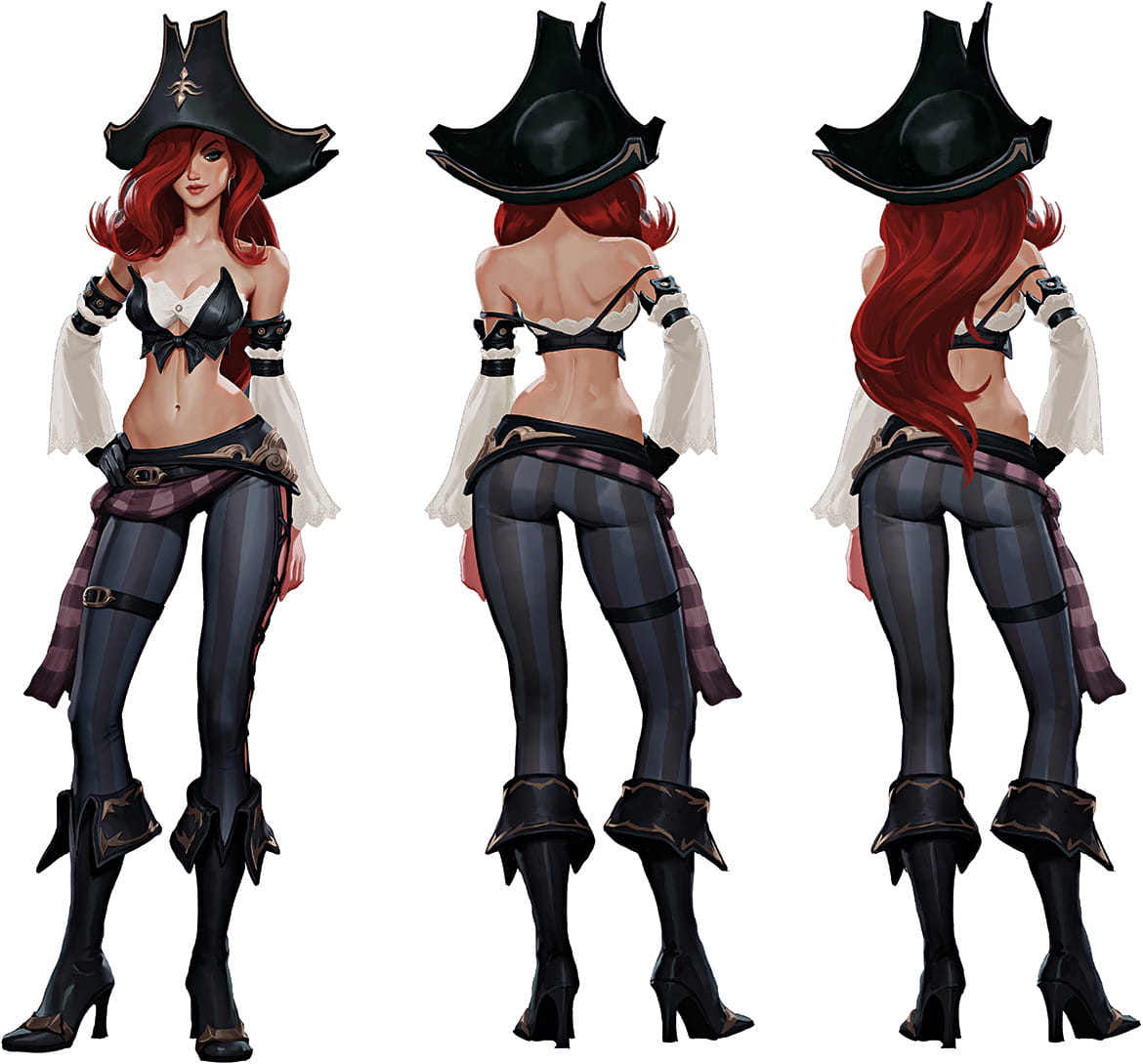 英雄联盟赏金猎人厄运小姐全皮肤高清无水印原画下载(1)