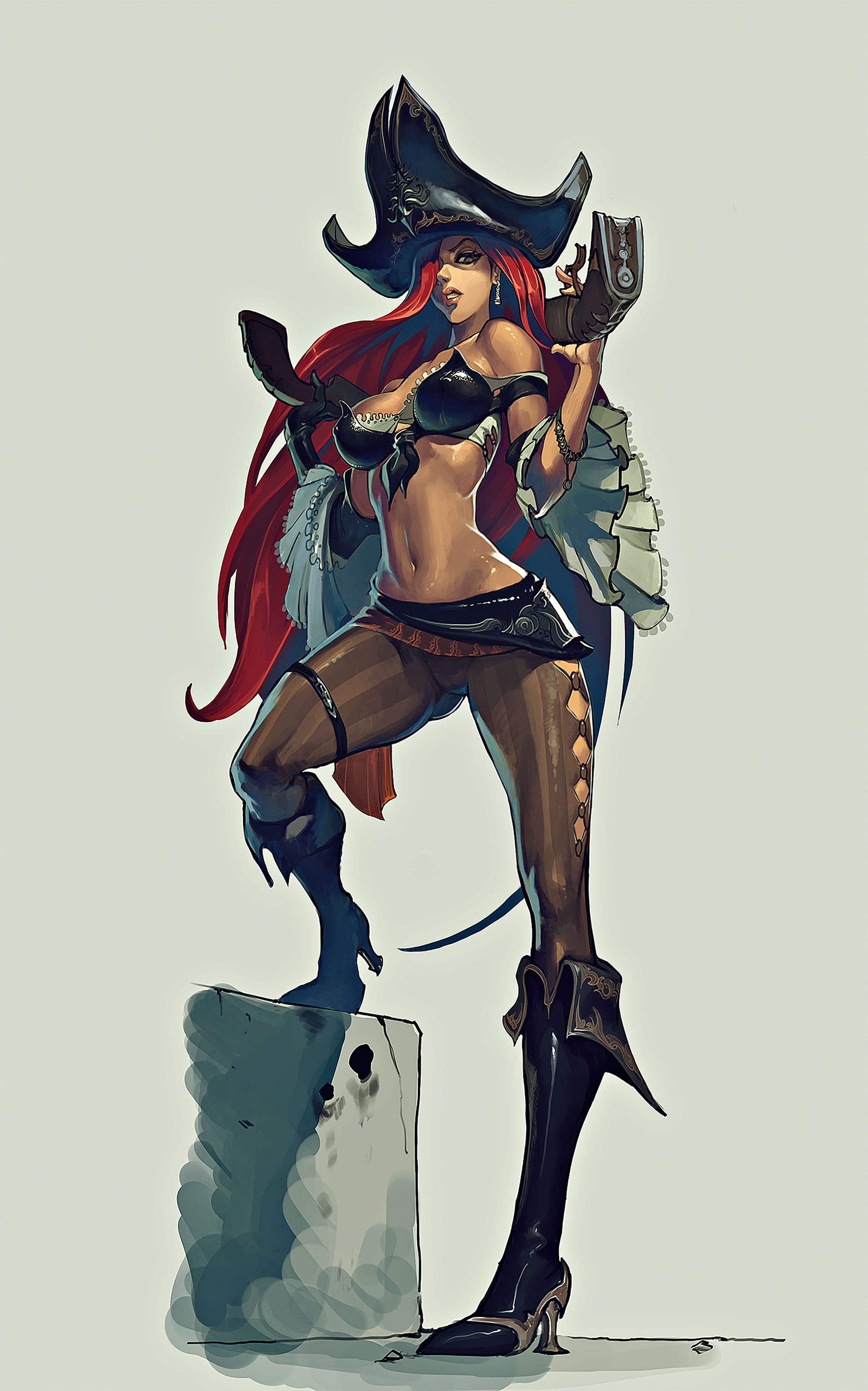 英雄联盟赏金猎人厄运小姐全皮肤高清无水印原画下载(1)