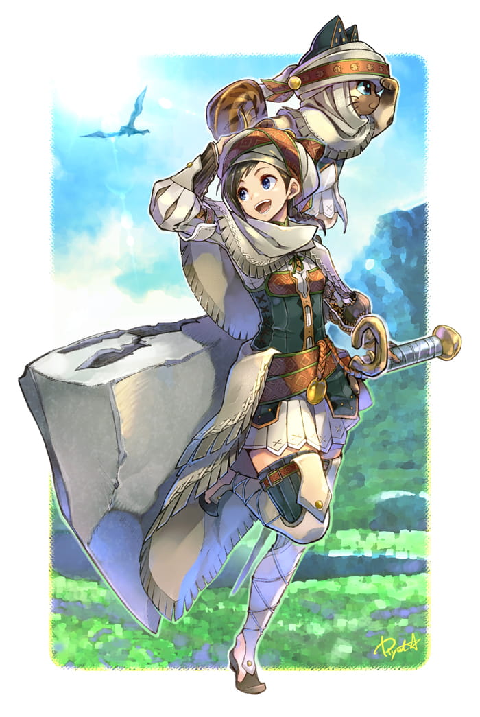 怪物猎人手机壁纸  二次元壁纸(1)