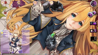 windows7电脑萌化主题 紫罗兰的永恒花园 薇尔莉特