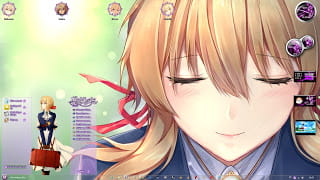 windows7电脑萌化主题 紫罗兰的永恒花园 薇尔莉特